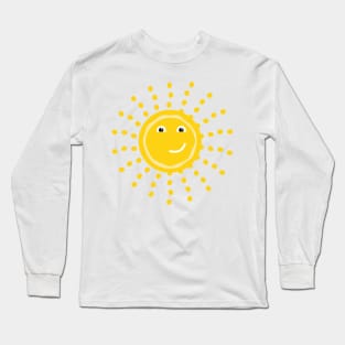 Yellow summer sun Long Sleeve T-Shirt